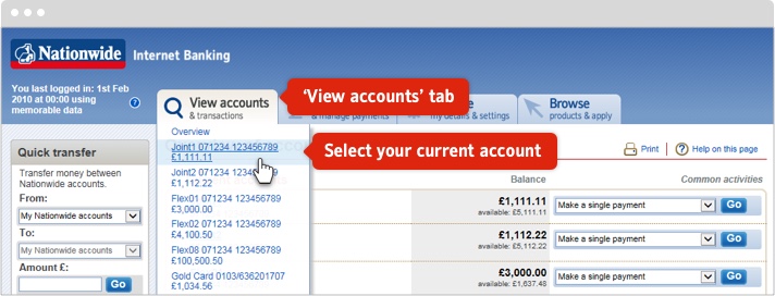 Moving your current account abroad EU or EEA Nationwide